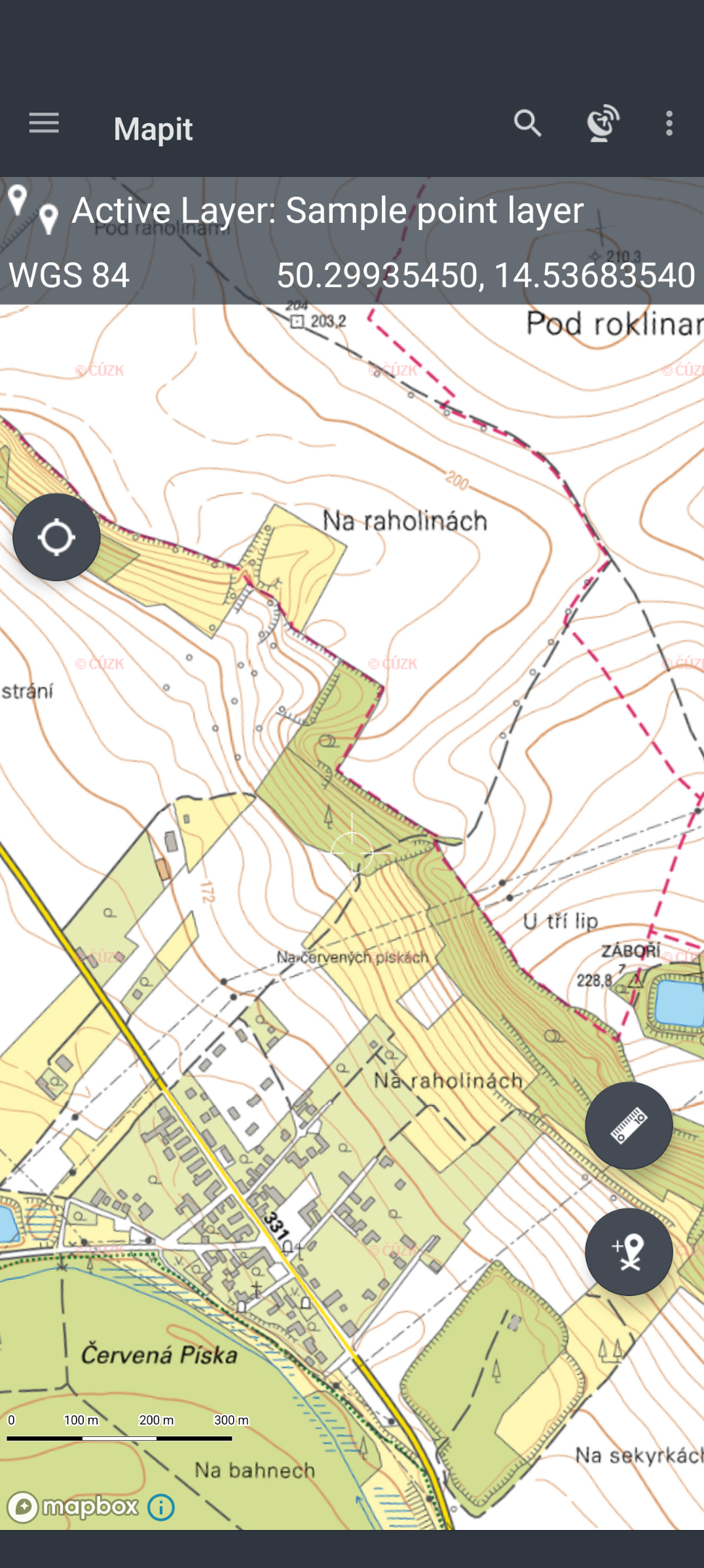 Mapit GIS Professional - Detailed topography maps
