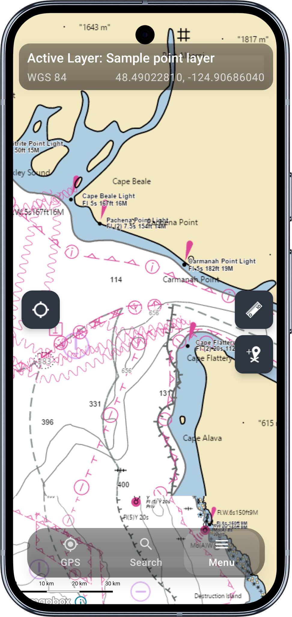 Mapit GIS Professional - Mapas sin conexión
