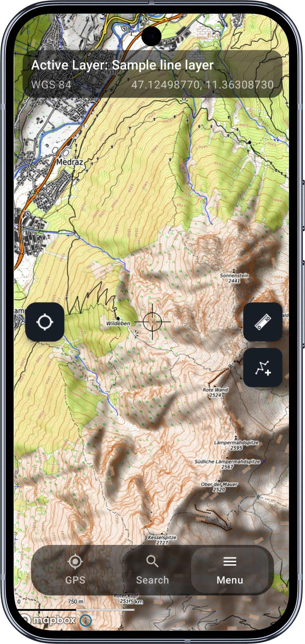 Mapit GIS Professional - Open Topo Map - Android